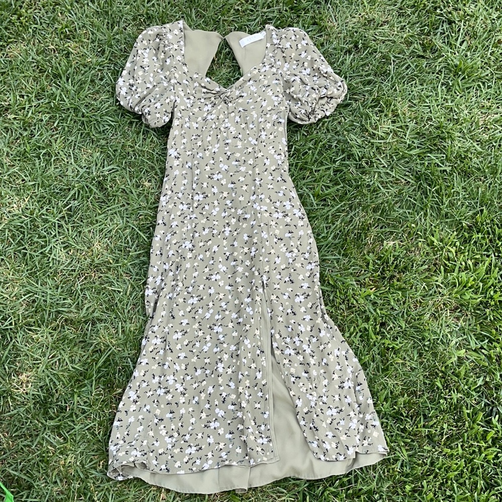 long floral dress